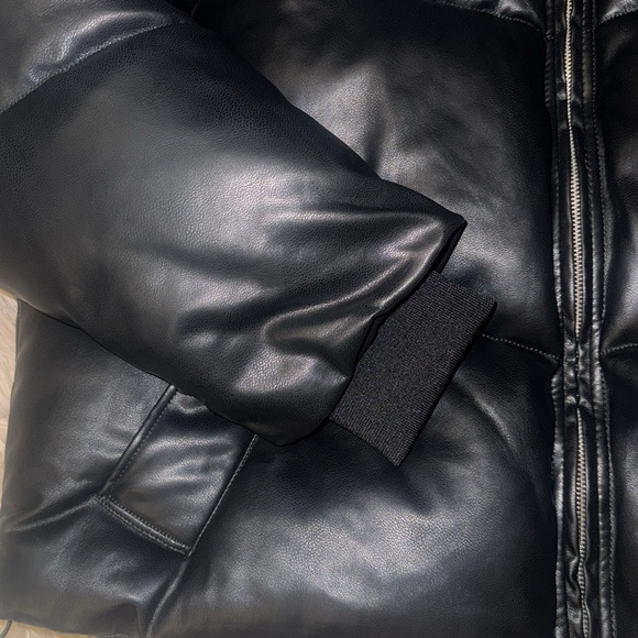 Rebecca Minkoff |Blk Oversized  Leather Full Zip Jacket Size M NWT!!! - Picture 13 of 15